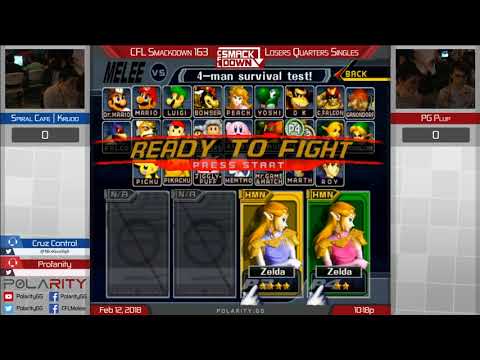 CFL Smackdown 163 Melee - Spiral Cafe | Krudo (Sheik) vs PG Plup (White) - Losers Quarters