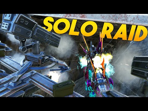 The Quickest SOLO Rathole Raid Ever - ARK