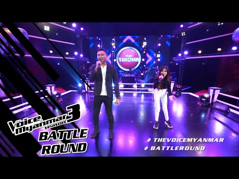 IV Htoo Vs မေမြတ်နိုးခိုင်  "အတောင်ပံများနှင့်" | Battles - The Voice Myanmar Season 3, 2020