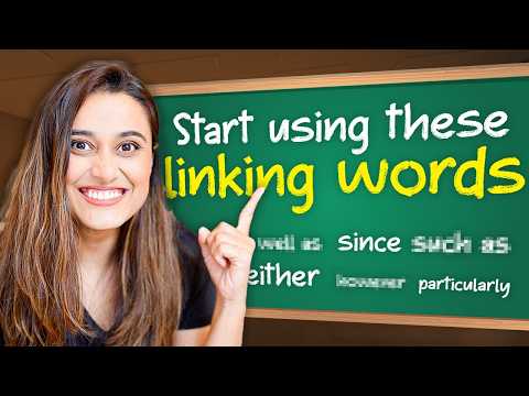How To Connect Ideas In English [with LINKING WORDS]