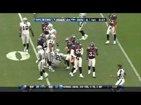 Veldheer and Gallery pancake Denver defensive front