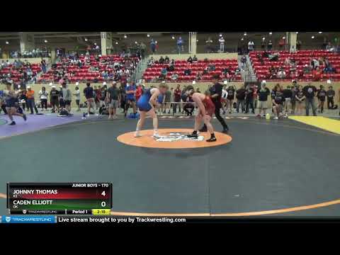 170 Lbs Champ. Round 1 - Johnny Thomas, KS Vs Caden Elliott, OK 2231