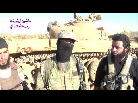 لقاء ميداني مع قادة عسكريين من جند الأقصى يؤكدون سيطرتهم على قريتي معان والقبارية في ريف حماة الشرقي