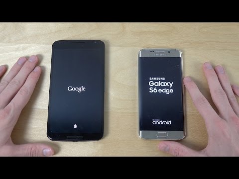 Nexus 6 Android M Developer Preview vs. Samsung Galaxy S6 Edge - Which Is Faster? (4K)
