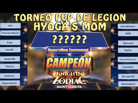 FINAL DE TORNEO PVP DE LA LEGION HYOGA'S MOM EN EL A1!! Saint Seiya Awakening
