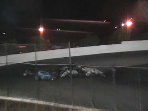 Petaluma Speedway Pile-Up USAC Wingless Sprints