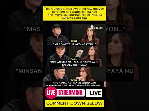 Toni Gonzaga, mas sweet na raw ngayon pero ang nag bago siya na nag first-move 😂📸 Alex Gonzaga