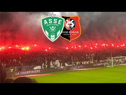 AMBIANCE SAINT-ETIENNE - RENNES (ASSE-SRFC) (0-2) LES ULTRAS REGLENT LEURS COMPTES AVEC LES JOUEURS