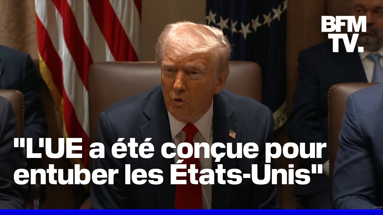 Donald Trump annonce des droits de douane de 25% "prochainement" sur les produits européens