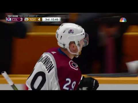 Landeskog styr in pucken i PP