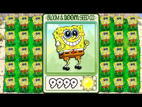 100% REPEATER Spongebob VS All Zombies 2 - Plants vs Mod Spongebob