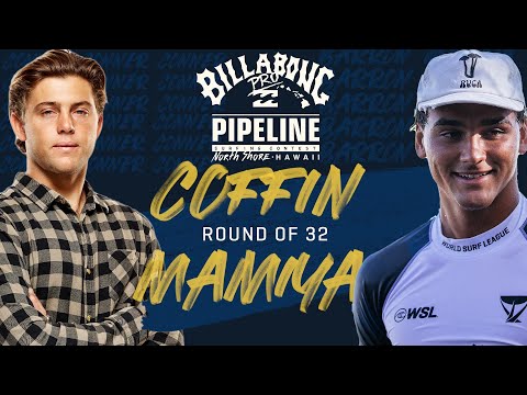 Coffin vs Mamiya Billabong Pro Pipeline - Round of 32 Heat Replay
