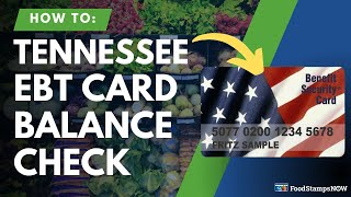 Tennessee EBT Balance Check Instructions