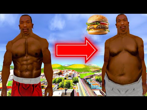 CJ se vuelve gordo - GTA San Andreas Loquendo.