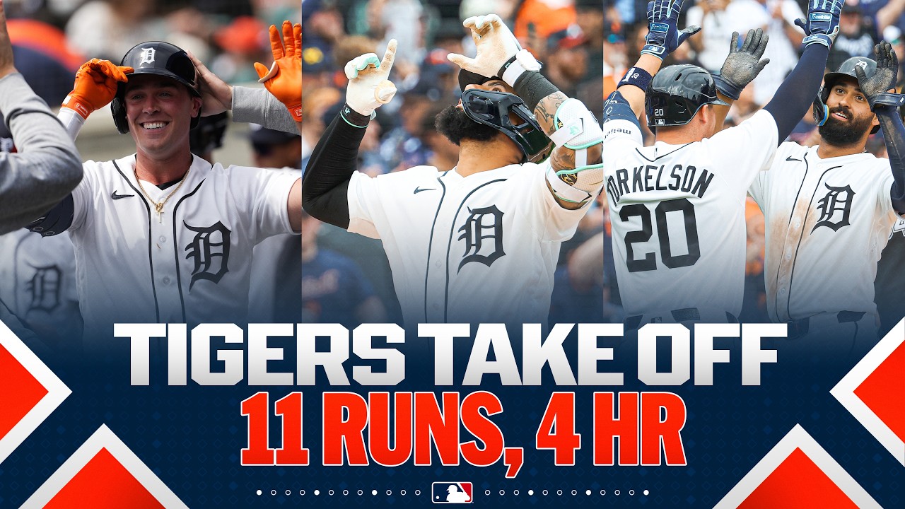 The Tigers' bats explode for 11 runs against the Cardinals! 💥 (FOUR home runs! 💪) | MLB Highlights