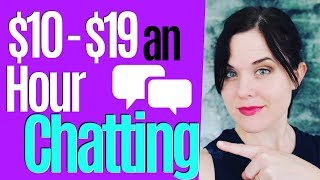 Work From Home Jobs | Make $10 To $19 Per Hour Chatting