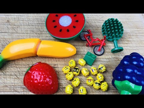 LEGO in Real Life ! Stop Motion Cooking ASMR Fruit Salad