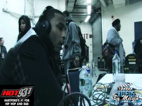 Hot 93.7's Jenny Boom Boom, DJ Bigg Mann & Kid Fresh Interview Trey Songz @ Jingle Jam 2010