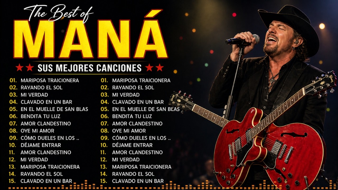 MANÁ 🌹 100 Grandes Éxitos | Selección de las Mejores Canciones Románticas