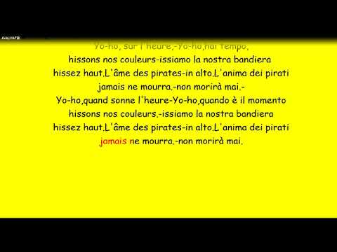 AVALMATEK L'ame des pirates de Teuf con testo e traduzione