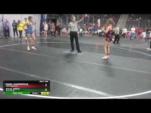 105 Lbs Cons. Semi - Mara Vanderpool, Team Nebraska Vs Kylie Smith, Team Texas 725c