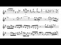 John Coltrane - Song of Praise solo transcription