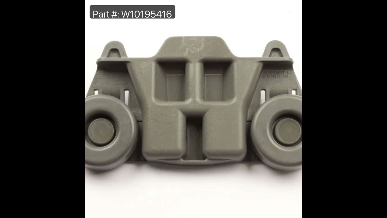 Replacing the Lower Dishrack Wheel