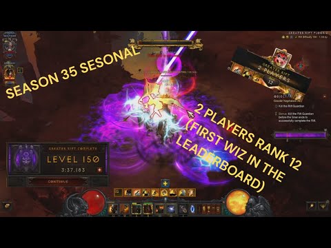 S35 2 Players Rank 12 First Wiz in the leaderboard(Zbarb Pov) - Diablo 3