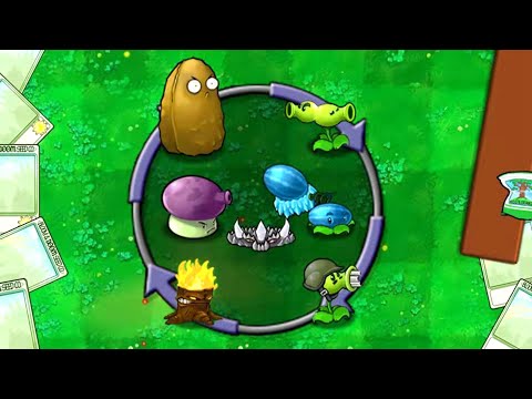 PVZ 1: New ways of playing with Cycle plant - PVZ mini games Hard mode mod