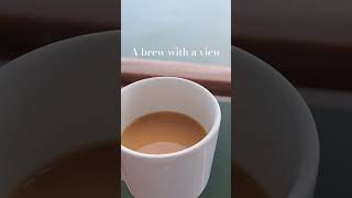Cruise balcony tea time - pure bliss