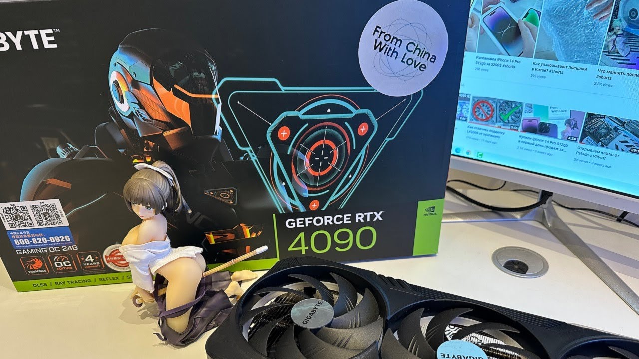 Видеокарта Gigabyte GeForce RTX 4090 Gaming OC 24Gb