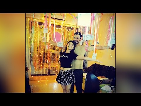 Shakti actress Rubina Dilaik gets surprised birthday party by boyfriend Abhinav Shukla | Filmibeat