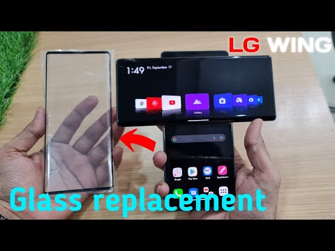 LG Wing glass replacement | Display glass change Lg Wing | edge training | zorba Mobile
