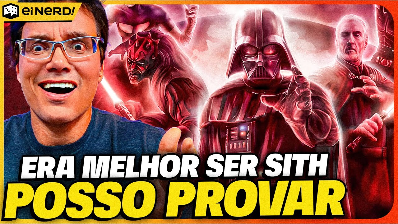 ERA MELHOR SE JUNTAR AO LADO NEGRO DA FORÇA E SER UM SITH, POSSO PROVAR!