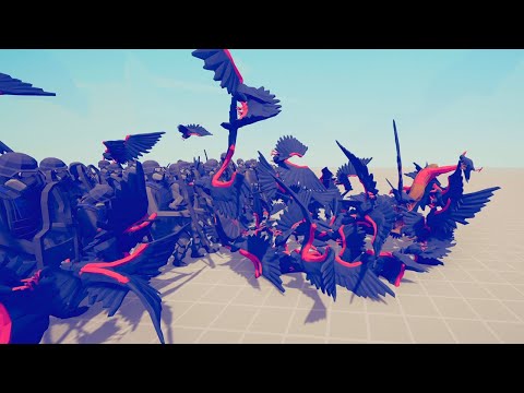 SCARECROW GOD vs 100x RIOT POLICE - Totally Accurate Battle Simulator TABS