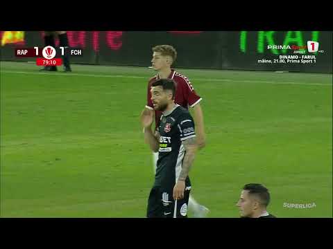 GOOOL! Rapid - Hermannstadt 1-1. S-a lăsat liniștea! REUȘITĂ FORMIDABILĂ a lui Sergiu Buș