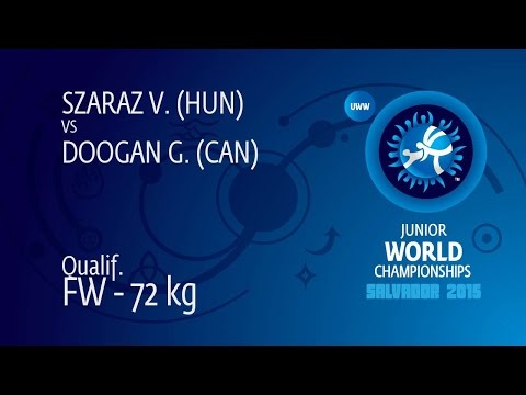 Qual. FW - 72 kg: G. DOOGAN (CAN) df. V. SZARAZ (HUN) by FALL, 11-9