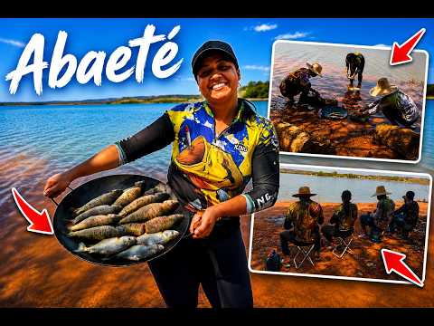 FOI PESCA PRA VALER! 🎣 MUITO PEIXE NA REPRESA DE TRÊS MARIAS | ABAETÉ-MG — EP. 1