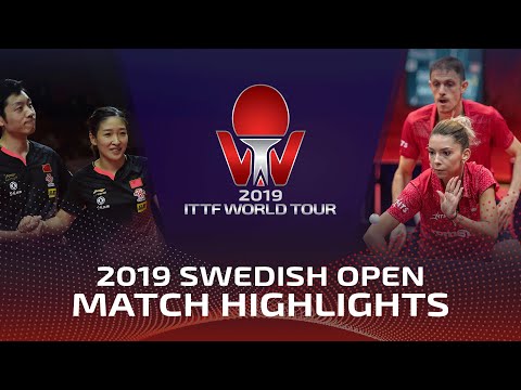 Xu Xin/Liu Shiwen vs Bernadette Szocs/Ovidiu Ionescu | 2019 ITTF Swedish Open Highlights (R16)