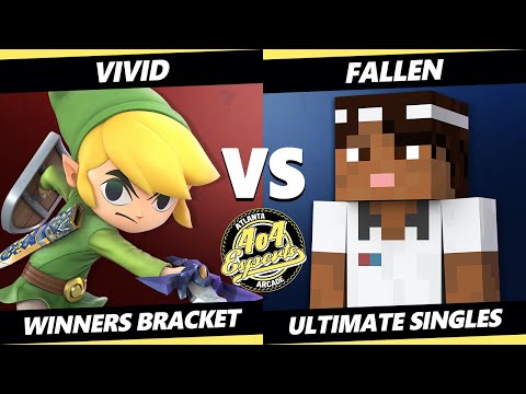 4o4 Smash Night 31 - Vivid (Toon Link) Vs. Fallen (Steve) SSBU Ultimate Tournament