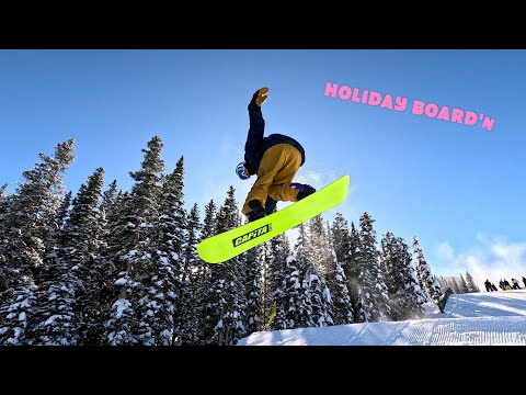 SNOWBOARDEN IM URLAUB | & Gespräch über Prototyp-Ausrüstung