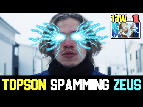 How to boost your MMR using "ZEUS" by Topson - Nonstop spamming! DOTA 2