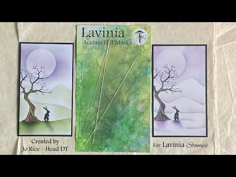 Hints with Lavinia Hill Masks by Jo Rice #laviniastamps #cardmaking