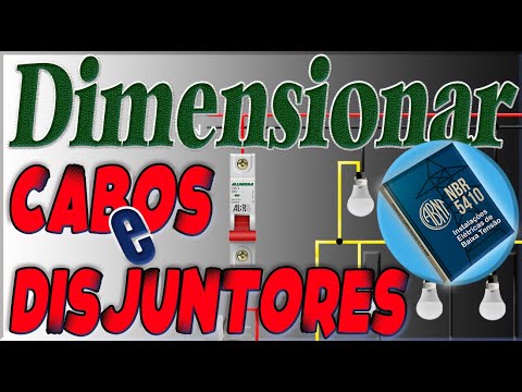 VIDEO 05 - NBR 5410 - DIMENSIONAMENTO DE CABOS E DISJUNTORES  - ConectaEAD