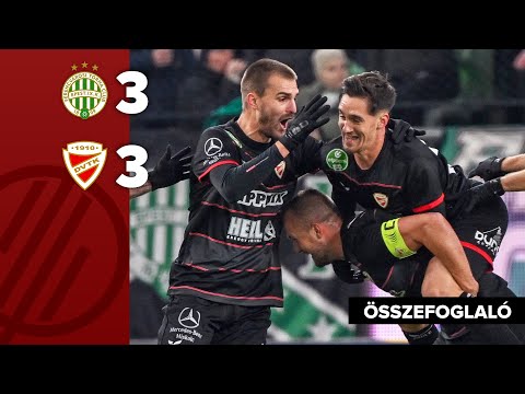 NB I: Ferencváros–Diósgyőr 3–3 | összefoglaló
