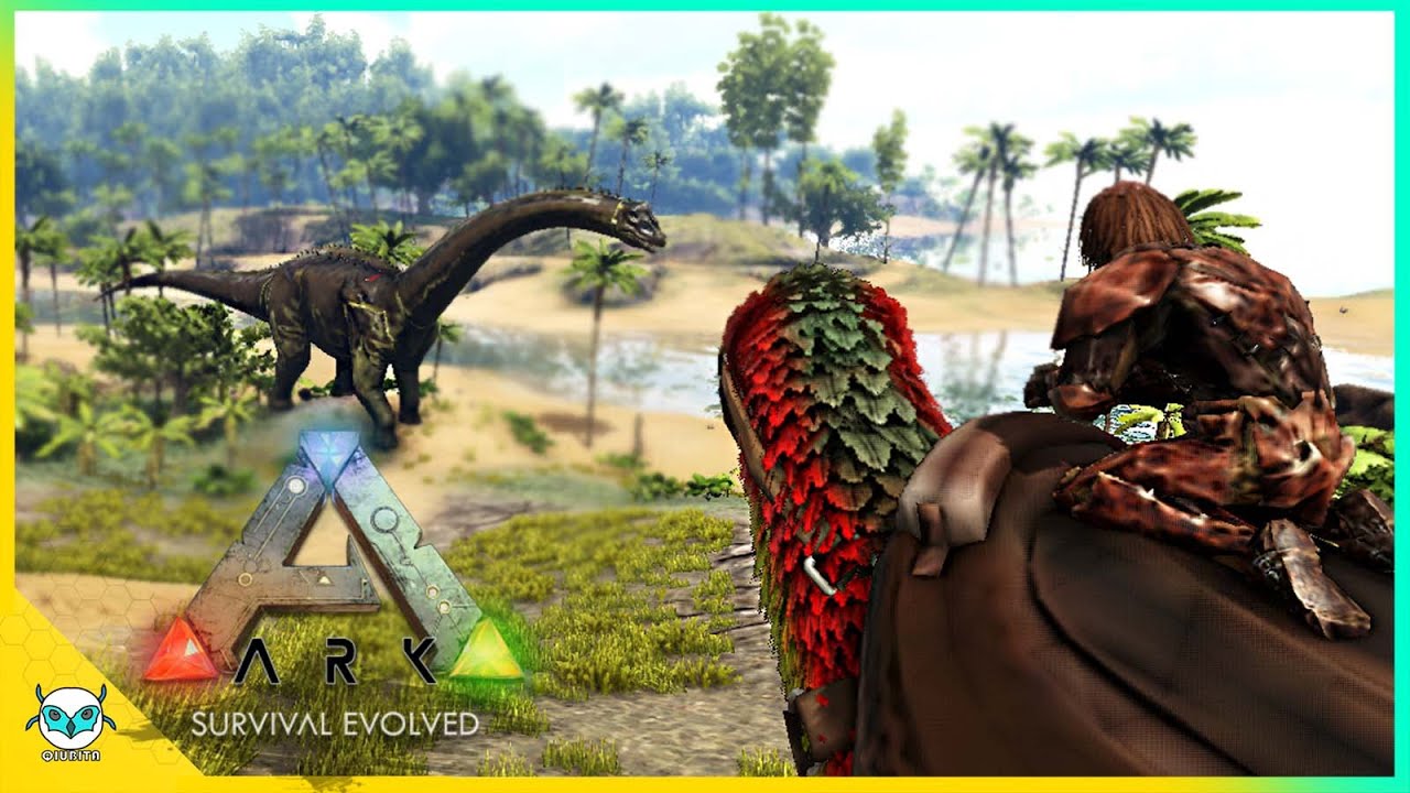 《方舟生存进化》Ark Survival Evolved EP 4 : fake 死神镰刀龙 雷龙 bronto