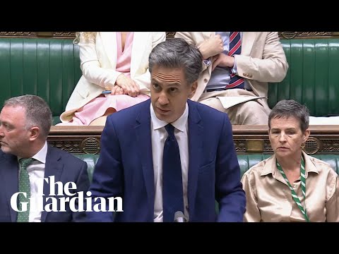 Ed Miliband delivers statement on climate crisis - watch live