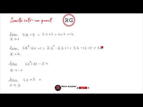 Limite Intr-un Punct