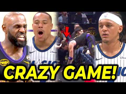 WILD GAME! Bastusan ang nangyari LeBron vs Desmond! | Tumalon sa first row si Luka!
