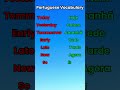 Learn Portuguese Vocabulary Learnportuguese Europeanportuguese Shorts